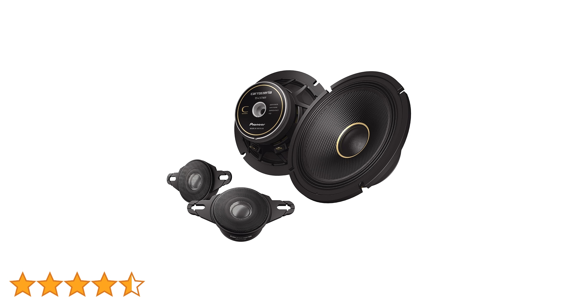 Pioneer TS-C1740S 2ウェイスピーカー カロッツェリア TS-C1740 17cmコアキシャル2ウェイスピーカー